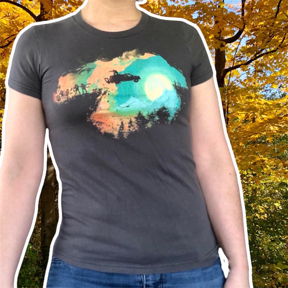 Leap of Faith Retired Threadless Small Girly T-Shirt Designed by Budi Sa…